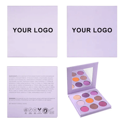 9 color eyeshadow palette vegan high pigmented long lasting