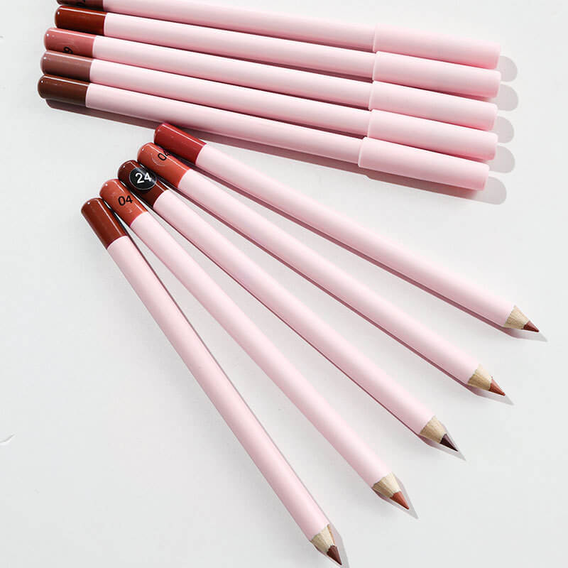 26 color pink lip liner matte cream nude high pigmented lip pencil