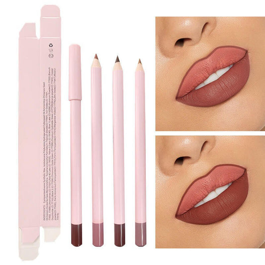 26 color pink lip liner matte cream nude high pigmented lip pencil