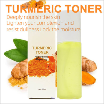 Turmeric toner nourishing repairing moisturing gentle formula 100ml