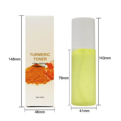 Turmeric toner nourishing repairing moisturing gentle formula 100ml