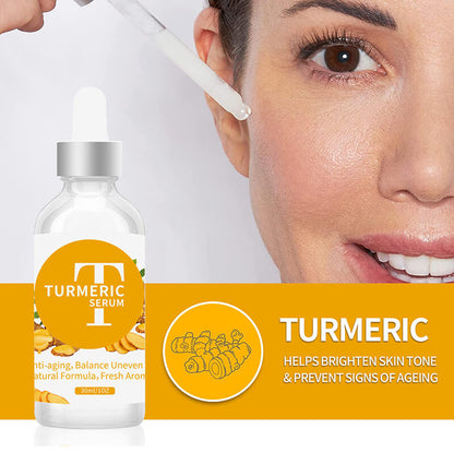 Face serum turmeric essence anti aging brighten remove dark spot 30ml