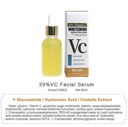 Face serum 20% vitamin C essence moisturizing brightening 30ml