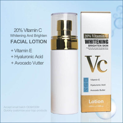 Facial lotion 20% Vitamin C moisturizing VC lotion nourish brighten 100ml