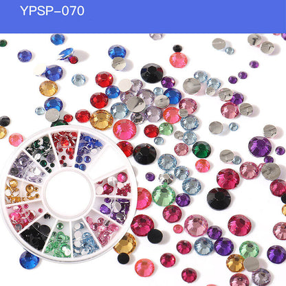 DIY nail art rhinestone 3D crystal flatback nail decoration gems