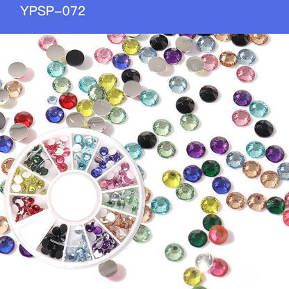 DIY nail art rhinestone 3D crystal flatback nail decoration gems