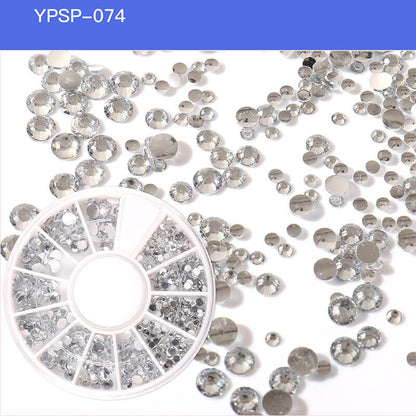 DIY nail art rhinestone 3D crystal flatback nail decoration gems