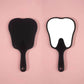 6 color makeup mirror cute teeth handle mirror advertising dental handheld