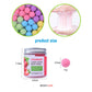 5 scent brushed candy scrub body care scrub fruit bath salt bath ball