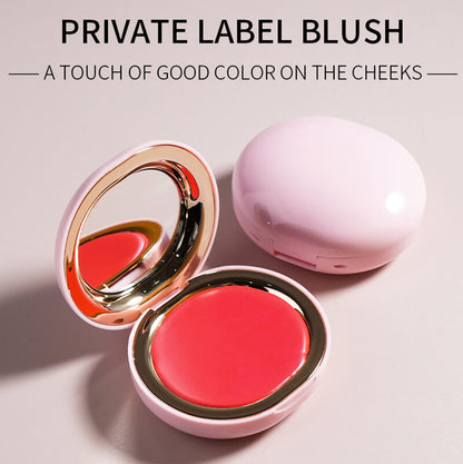 5 color cream blush cheek blusher lip mud nude high pigmented