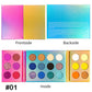 24 color eyeshadow palette double-door foldable matte earth tones