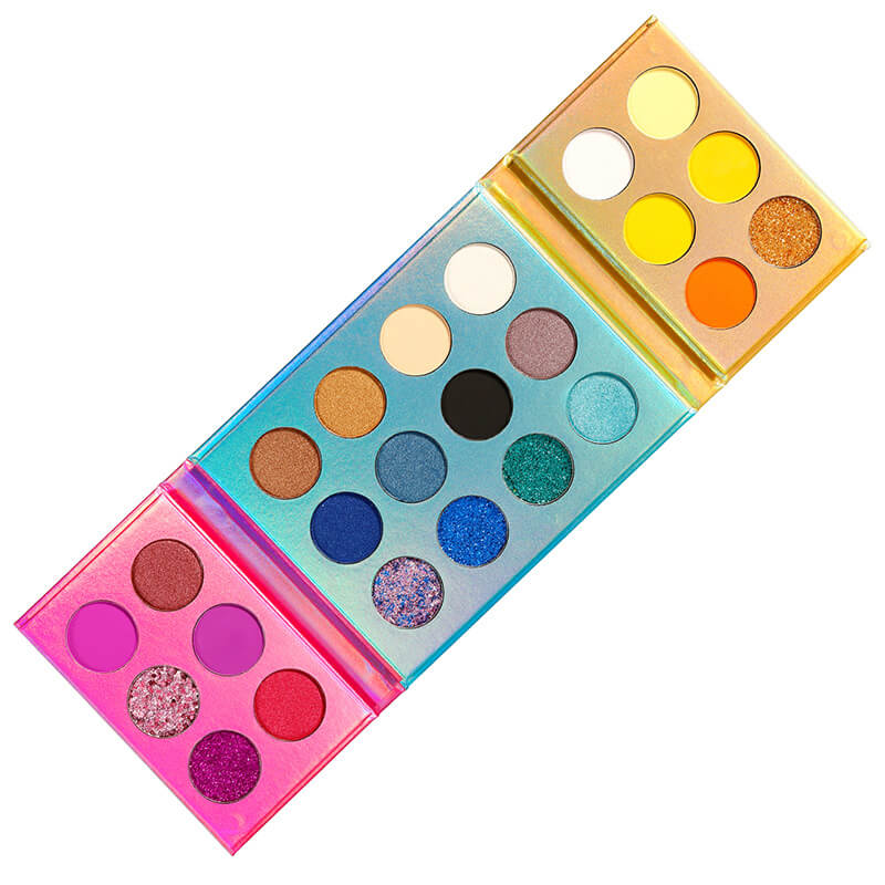 24 color eyeshadow palette double-door foldable matte earth tones