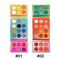 24 color eyeshadow palette double-door foldable matte earth tones