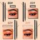 4 color liquid eyebrow pencil 2 in 1 waterproof 4D fine smooth liquid eyeliner