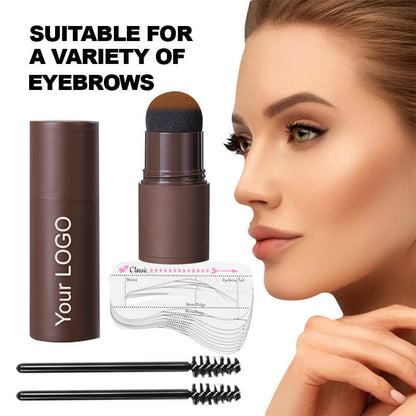 5 color eyebrow powder seal set stamp powder contour hairline shadow