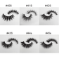 3D false eyelashes mink hair print your logo