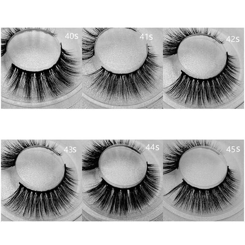 3D false eyelashes mink hair print your logo