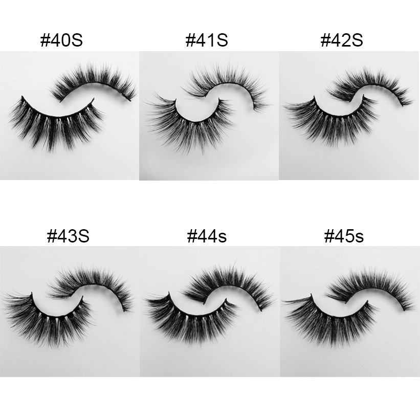 False eyelashes 3D mink hair private label