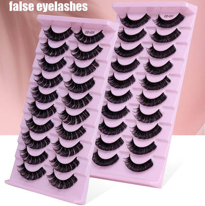 10 pairs false eyelashes mink eyelash fake lash large volume graft-free