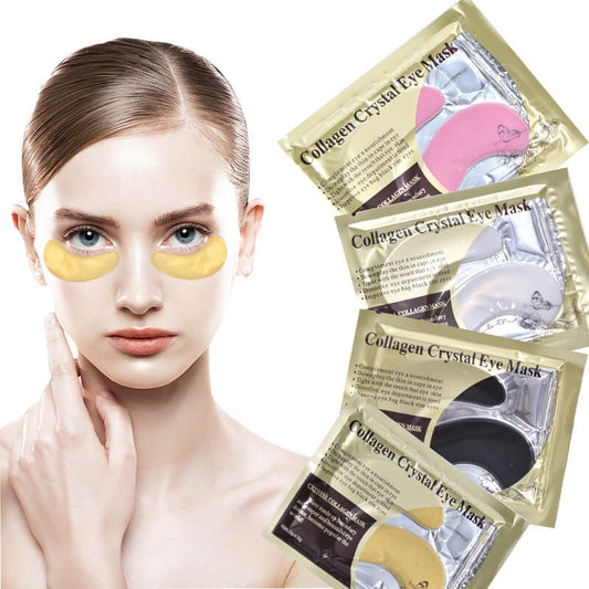 5 color eye mask patch collagen crystal reduce fine lines moisturizing