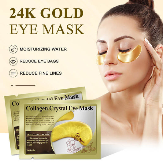 5 color eye mask patch collagen crystal reduce fine lines moisturizing