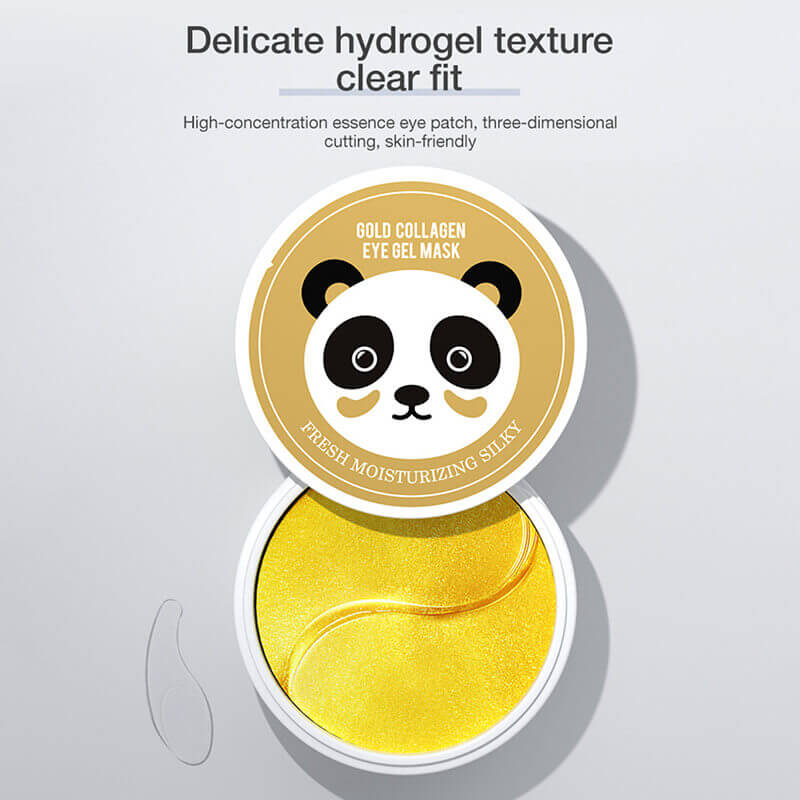 6 color eye mask patch panda crystal seaweed mask hydrating moisturizing