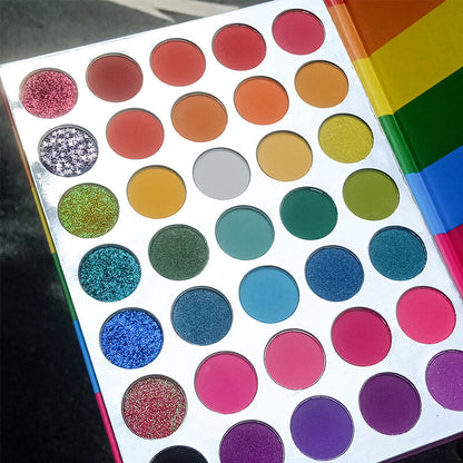 Paleta de sombras de ojos de 35 colores Rainbow Pigmented