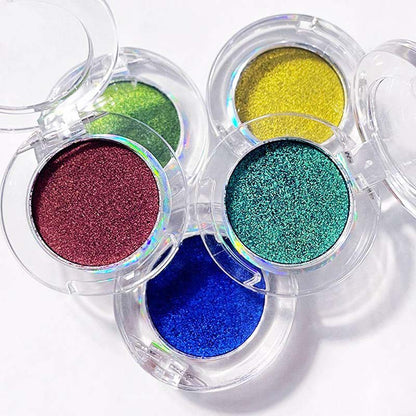 9 color eyeshadow powder chameleon metallic high pigment