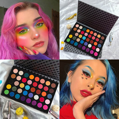 Paleta de sombras de ojos de 40 colores de alto pigmento