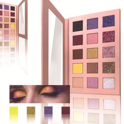 Paleta de sombras de ojos de 15 colores Albaricoque de alta calidad