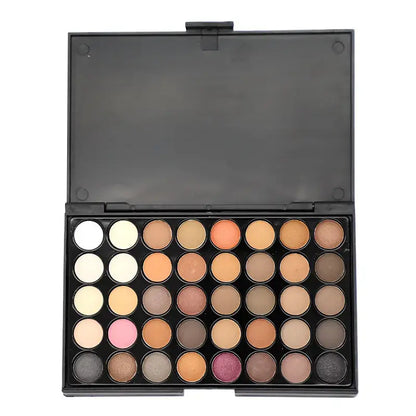 40 color eyeshadow palette makeup artist matte shimmer full colors