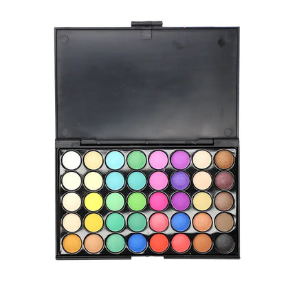 40 color small size eyeshadow palette makeup artist matte full colors