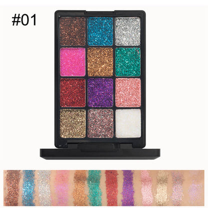 12 color eyeshadow palette matte high pigmented all skin tones