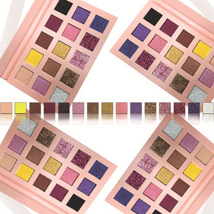 Paleta de sombras de ojos de 15 colores Albaricoque de alta calidad