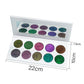 10 color glitter eyeshadow palette chameleon shining eye makeup