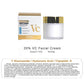 20% Vitamin C facial cream hydration moisturizing nourishing brightening 50g