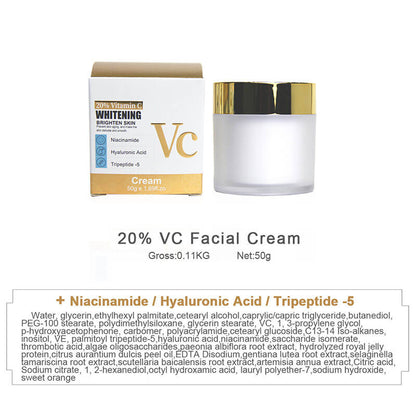 Facial cream 20% Vitamin C hydration nourishing brightening 50g