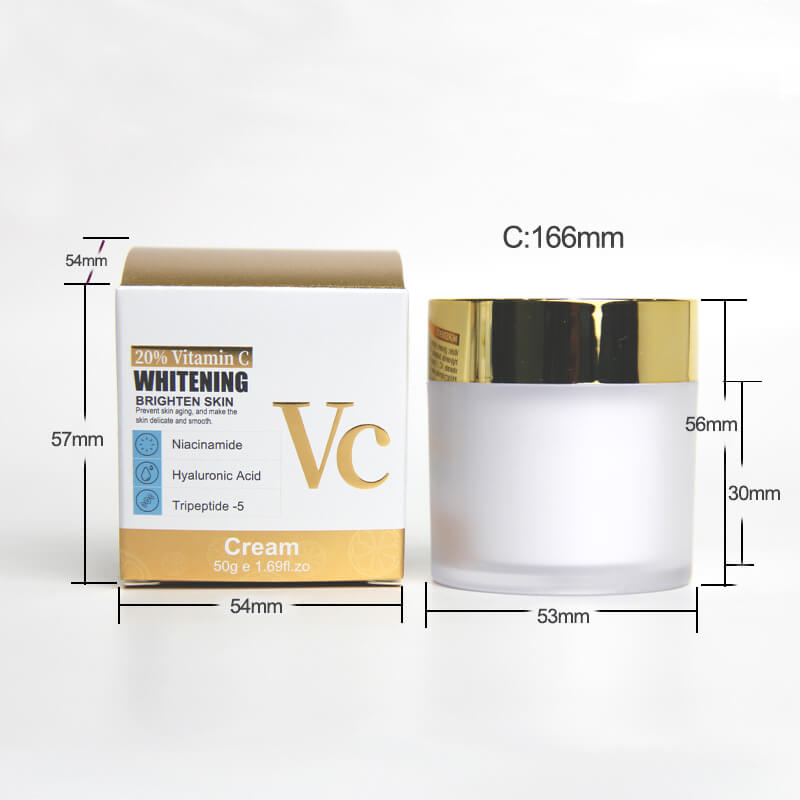 20% Vitamin C facial cream hydration moisturizing nourishing brightening 50g