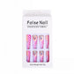 French reusable nails press on nails fake nails diamond pointed nail 24pcs