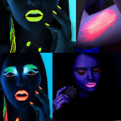 8 colors fluorescent lipstick matte luminous lipstick night club party