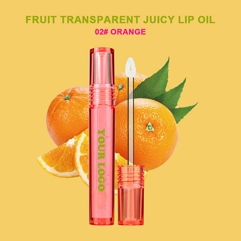 6 color lip oil fruit lip essence moisturizing clear lip plumping anti-drying