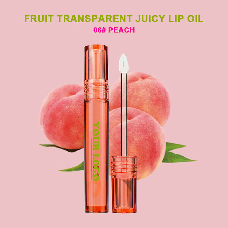 6 color lip oil fruit lip essence moisturizing clear lip plumping anti-drying