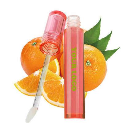 6 color lip oil fruit lip essence moisturizing clear lip plumping anti-drying