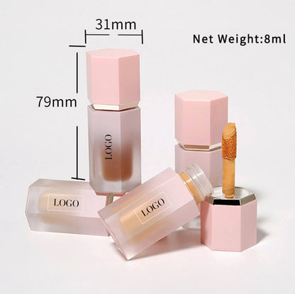 18 color liquid concealer natural foundation isolation pink tube