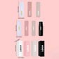 8 color 2 in 1 highlighter stick with brush cream waterproof