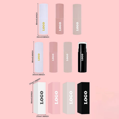 8 color 2 in 1 highlighter stick with brush cream waterproof