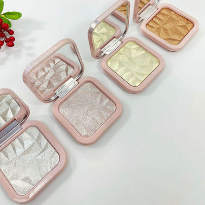 Iluminador en polvo compacto de 12 colores Shimmer