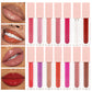 24 color nude lip gloss high pigment not dry long lasting pink tube