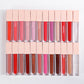 24 color nude lip gloss high pigment not dry long lasting pink tube