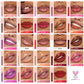 24 color nude lip gloss high pigment not dry long lasting pink tube